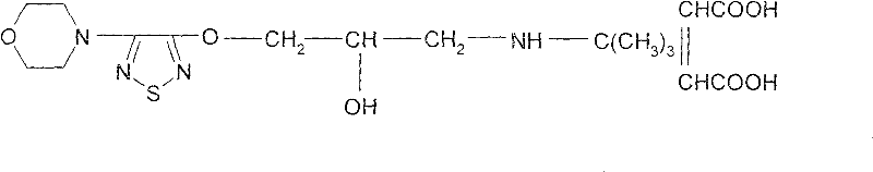 Synthesis method of timolol maleate intermediates