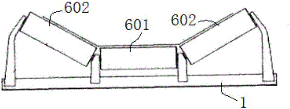 Belt conveying system for transportation of bulk materials