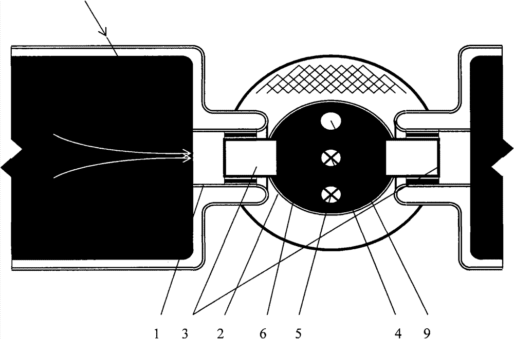 Internal glass finned-plate tube solar energy steam producing device