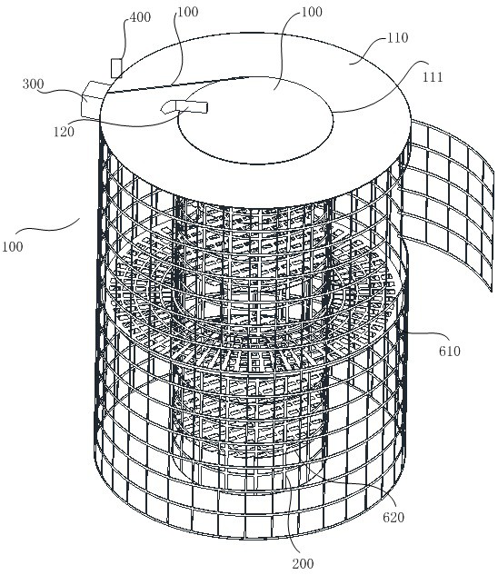 Raft type three-dimensional cultivation device and cultivation method of the raft type three-dimensional cultivation device