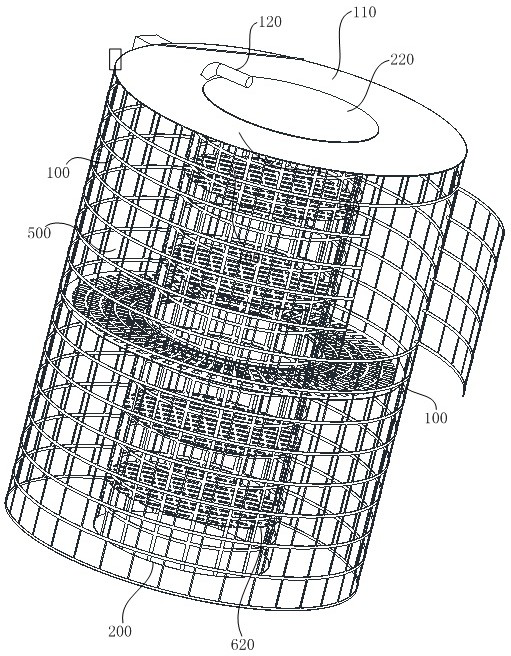 Raft type three-dimensional cultivation device and cultivation method of the raft type three-dimensional cultivation device