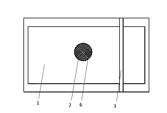 Water tank with filter net structure