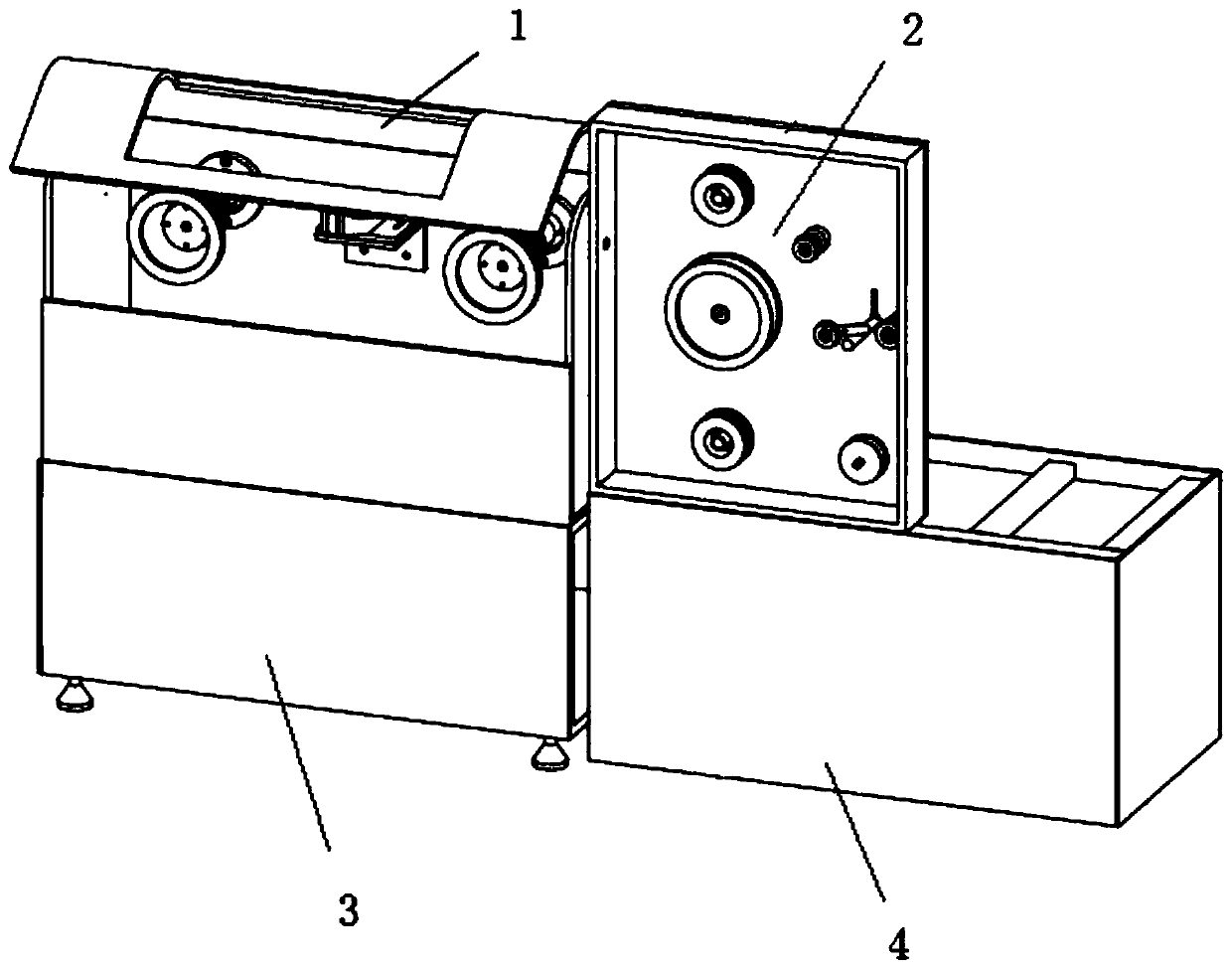 Automatic wire drawing device for preparing magnesium base wires