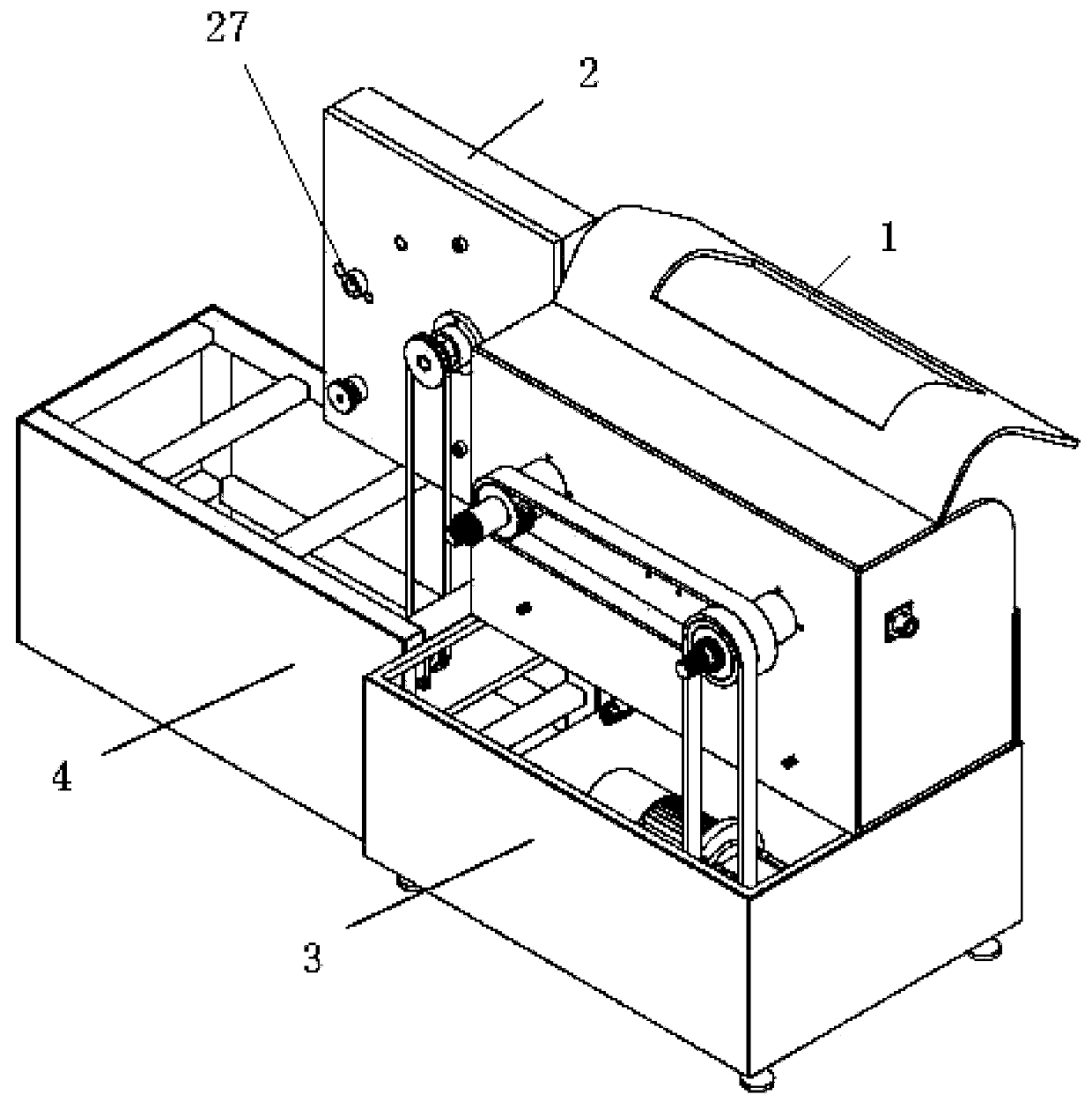 Automatic wire drawing device for preparing magnesium base wires