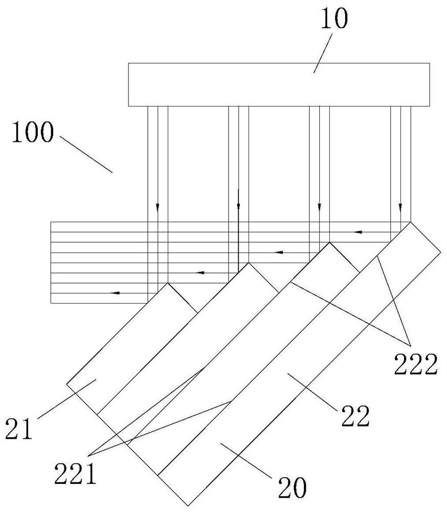 Laser beam combining device, combined stepped reflector thereof and filling rate calculation method