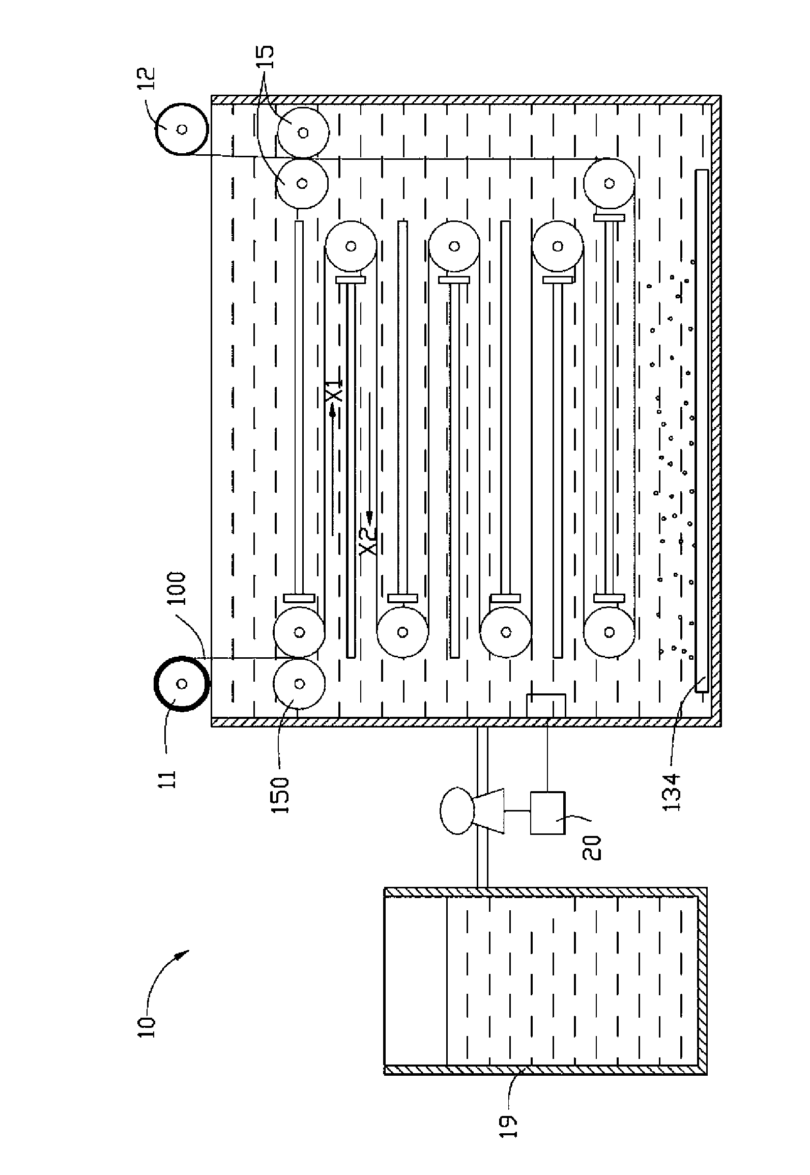 Electroplating device