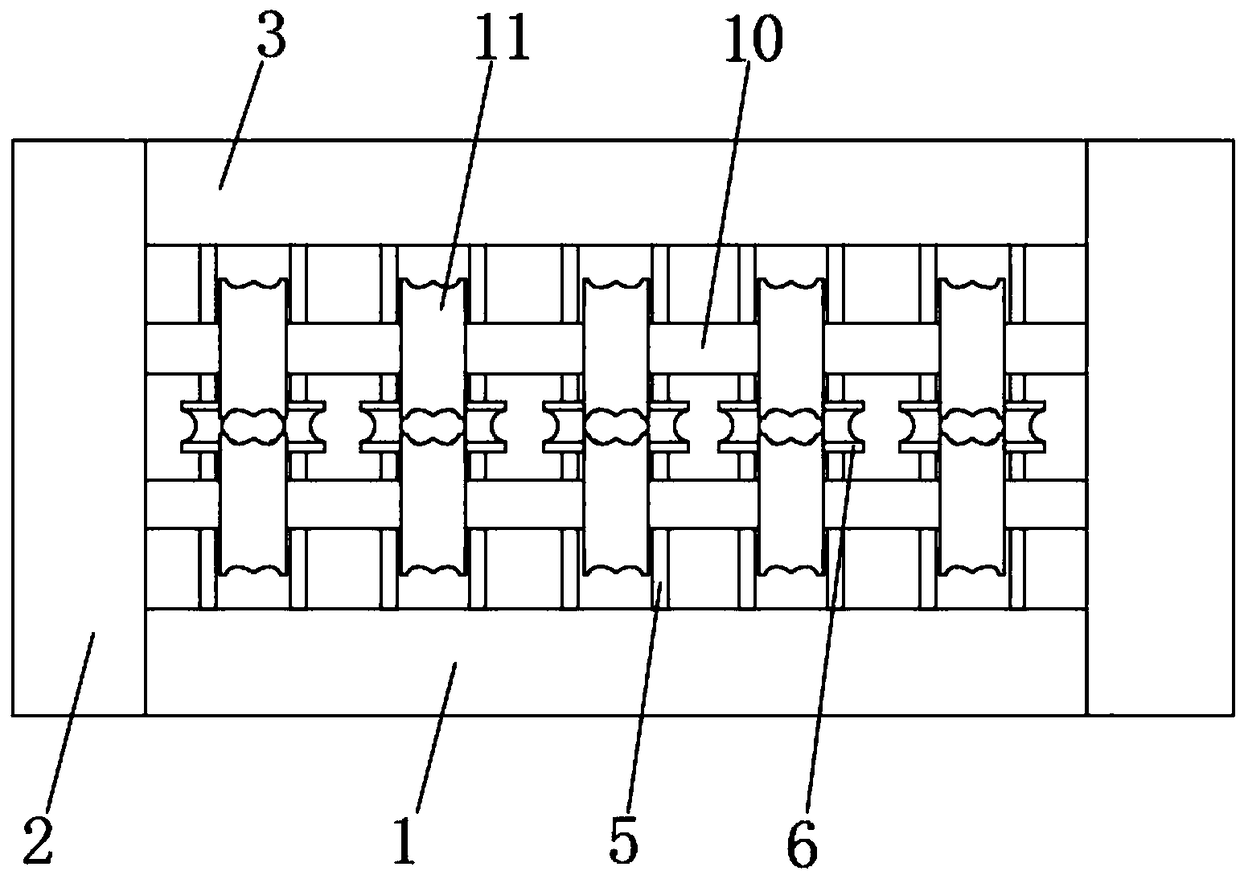 Grinding device for disposable chopstick roll-groove type forming machine