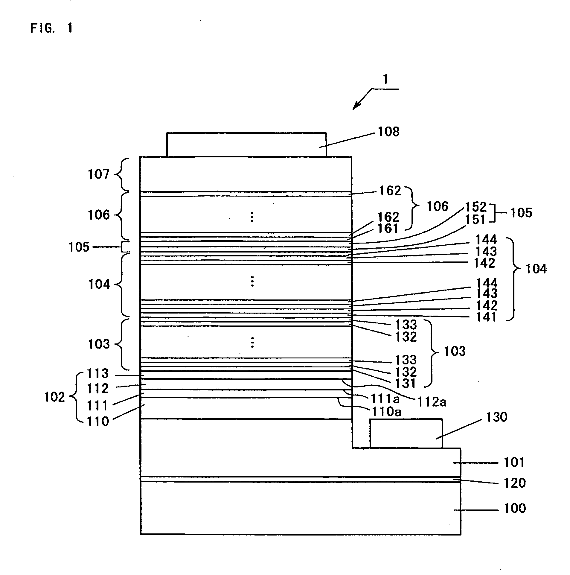 Group III Nitride Semiconductor Light-Emitting Device Including a Superlatice Layer