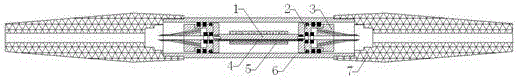 Large-capacity armored undersea optical fiber cable quick connecting joint box and connecting method thereof