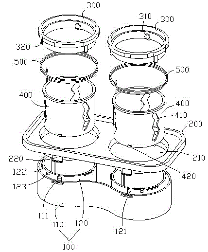 Automobile cup holder