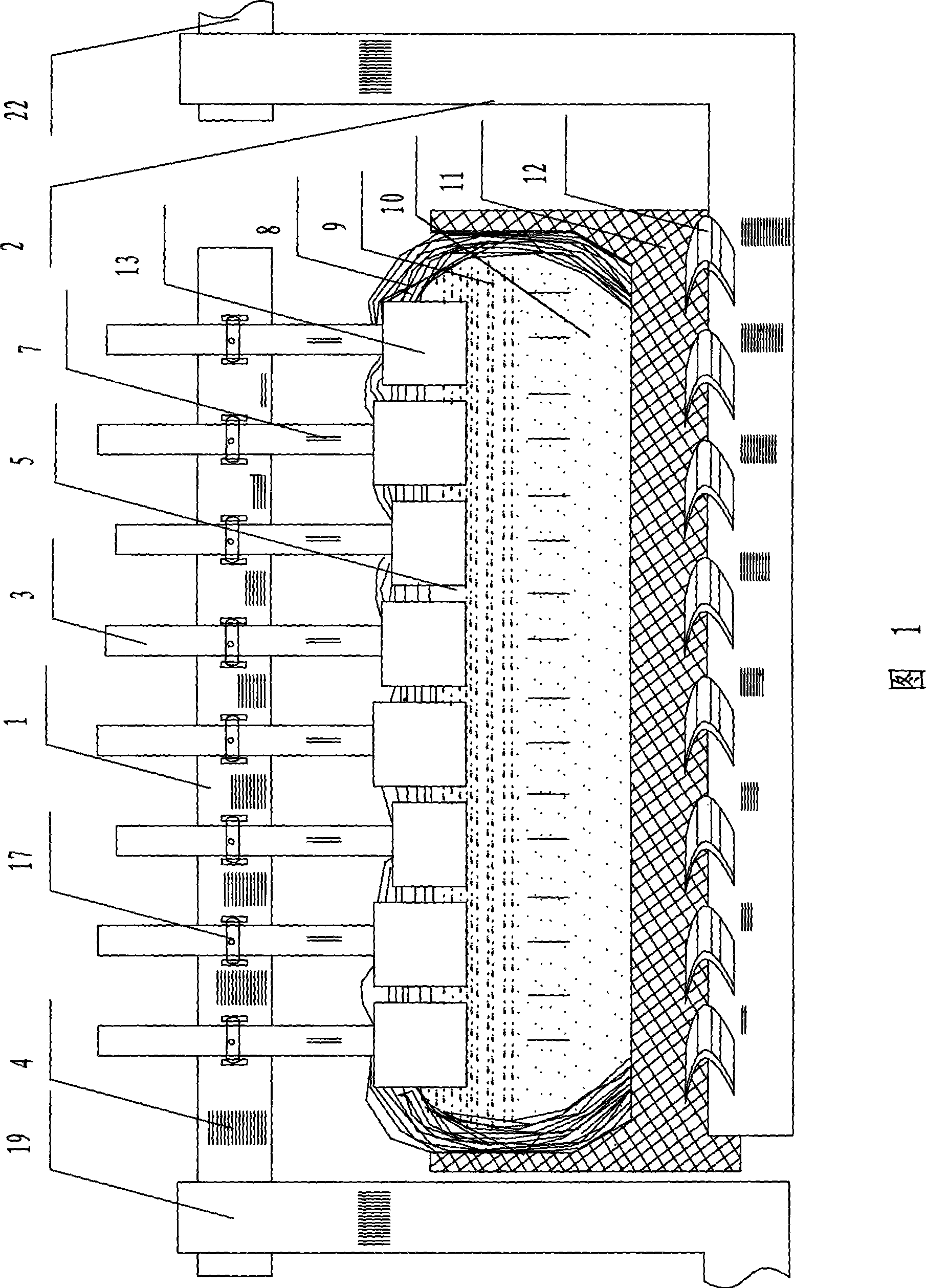 Single anode shunt and regulation apparatus electrolyzed by multiple anodes cell and method