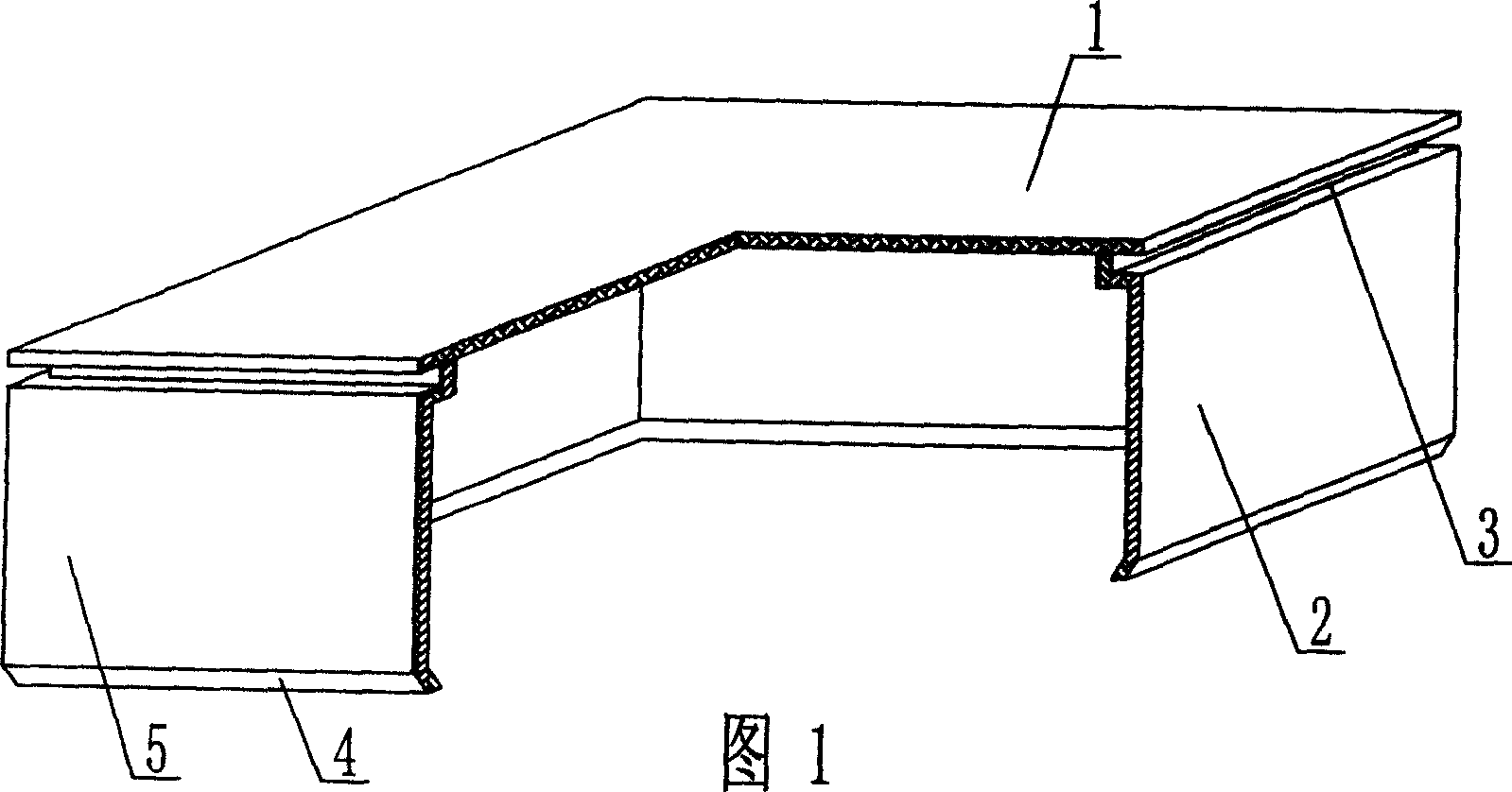 Opening box for concrete structure