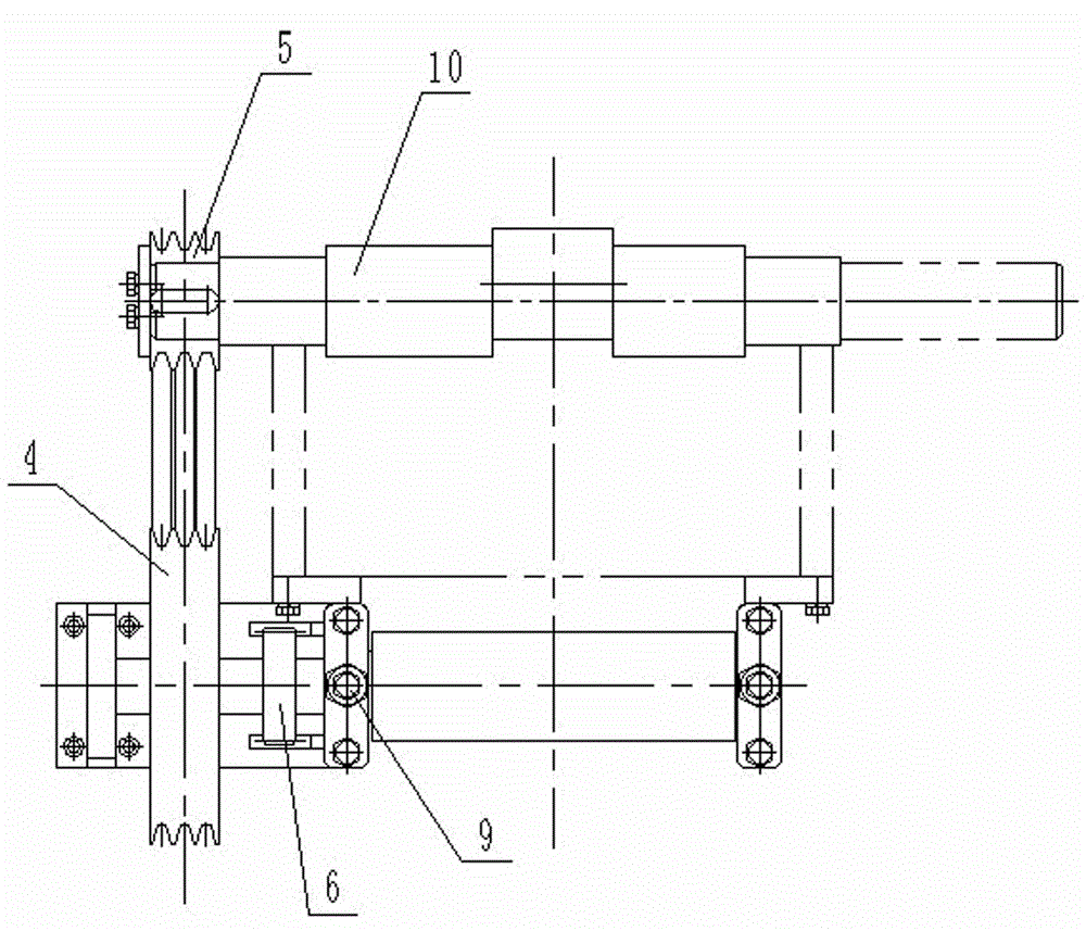 Slipping and continuous feeding device for high speed perforating machine