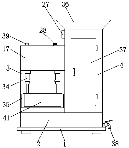 Garbage treatment device based on Internet of Things and treatment method thereof