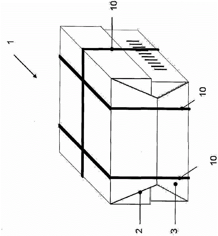 Method for fastening wrapping sheets in pulp-bale packaging, and fastening element