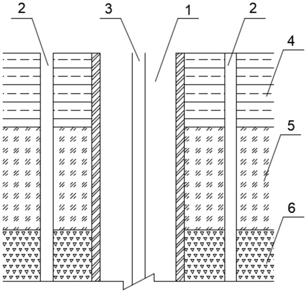 Construction method for forming waterproof grouting curtain on water-rich pore rock stratum by blasting