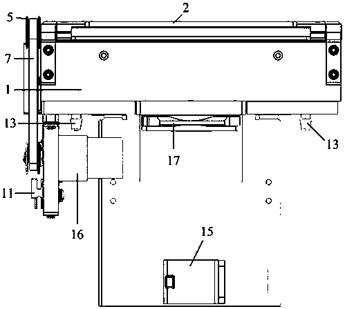 Staining module for biological samples on glass slide and staining method thereof