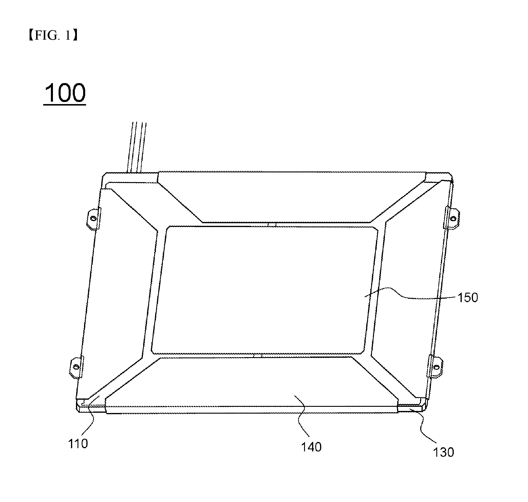 Secondary battery pack having battery cells mounted in cartridge frame