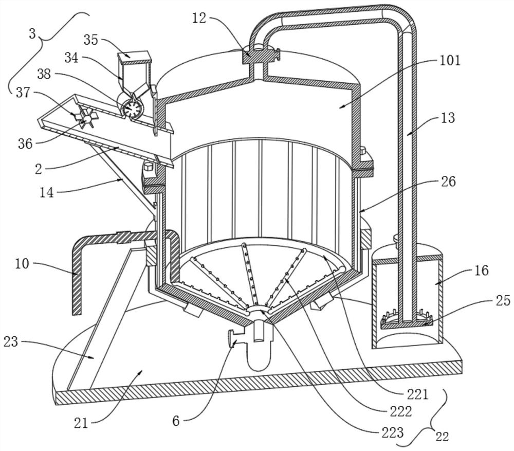 Environment-friendly deodorization device and method for kitchen wastewater