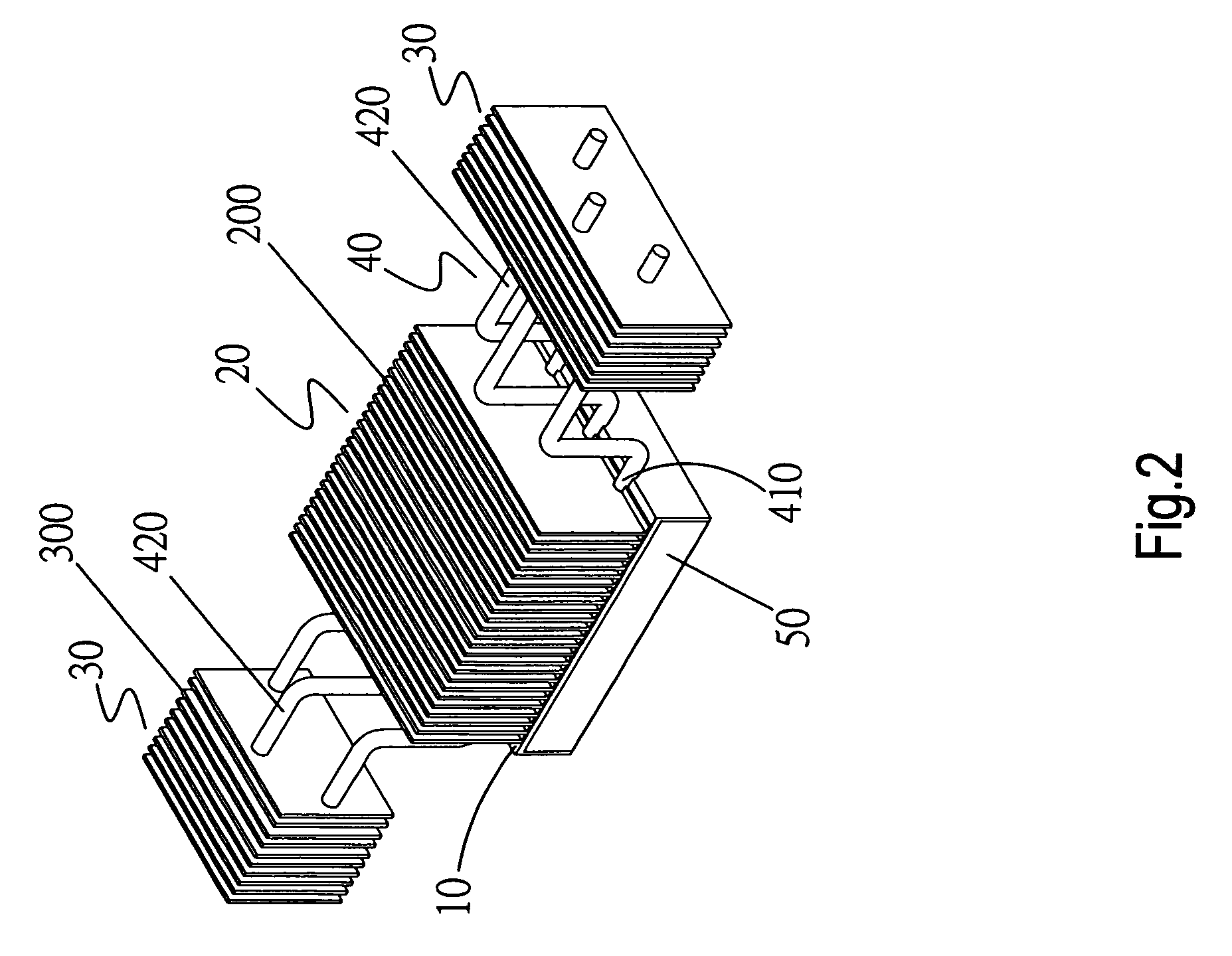 Thermal module for light-emitting diode
