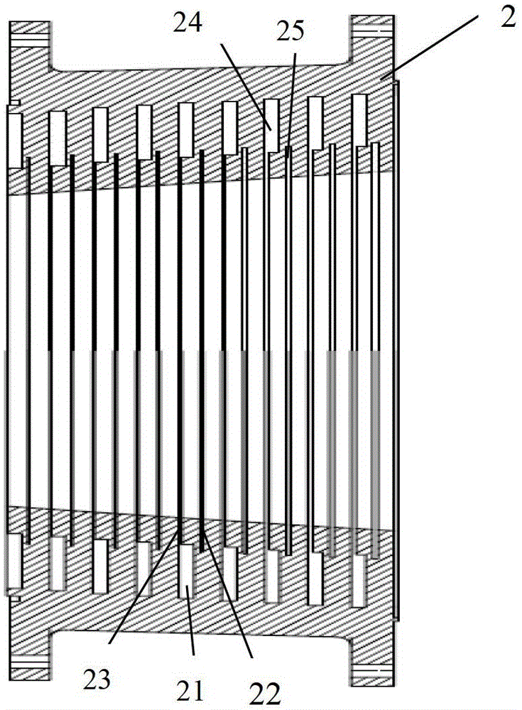 Double-slot deep three-band differential-mode tracking feed and its design method