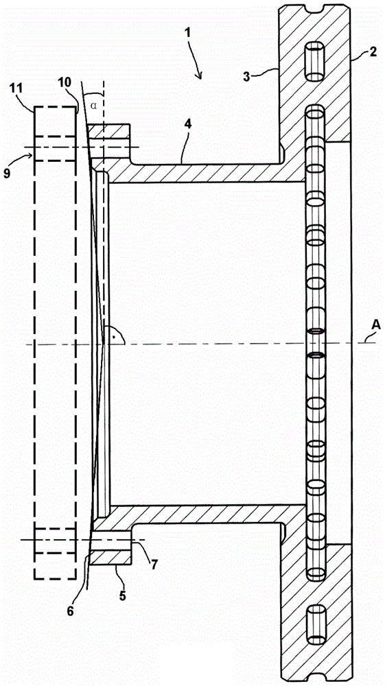 Brake discs for land vehicles and land vehicles in particular with such brake discs