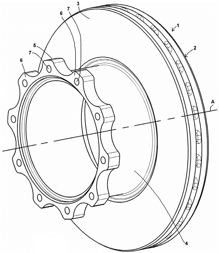Brake discs for land vehicles and land vehicles in particular with such brake discs