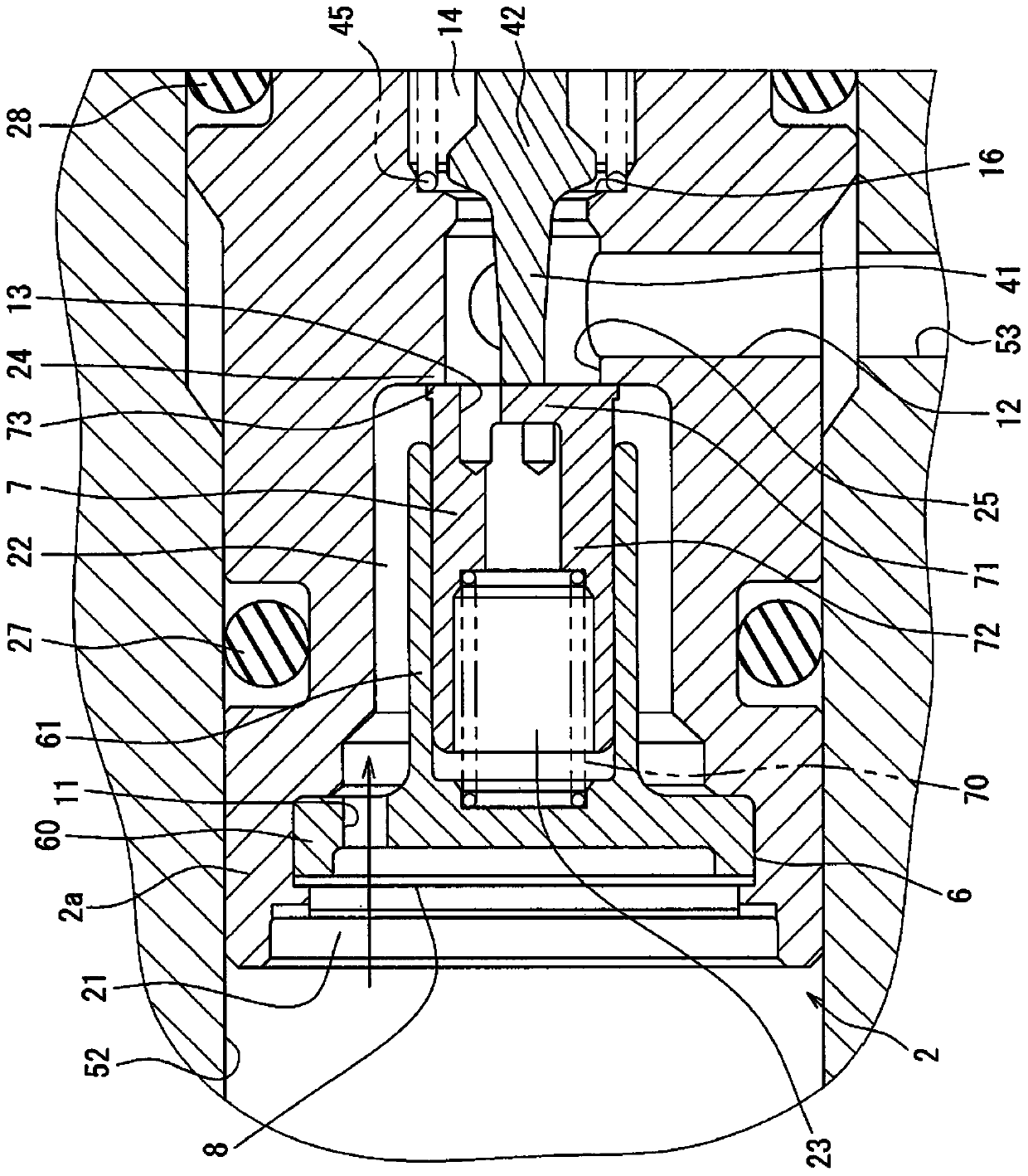 The electromagnetic valve