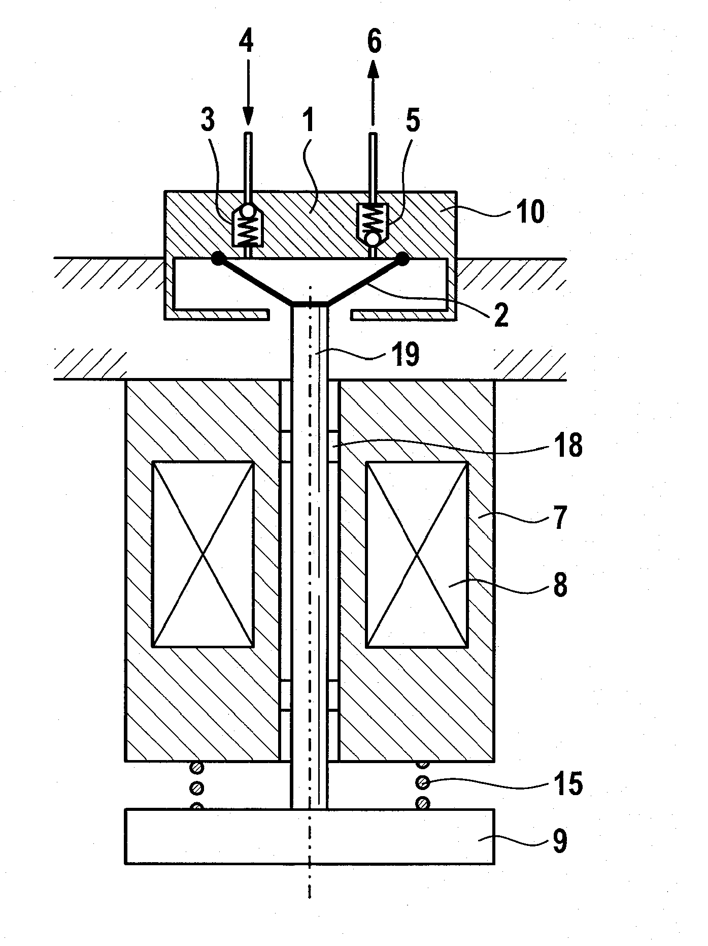 Diaphragm pump, and exhaust-gas aftertreatment system having a diaphragm pump