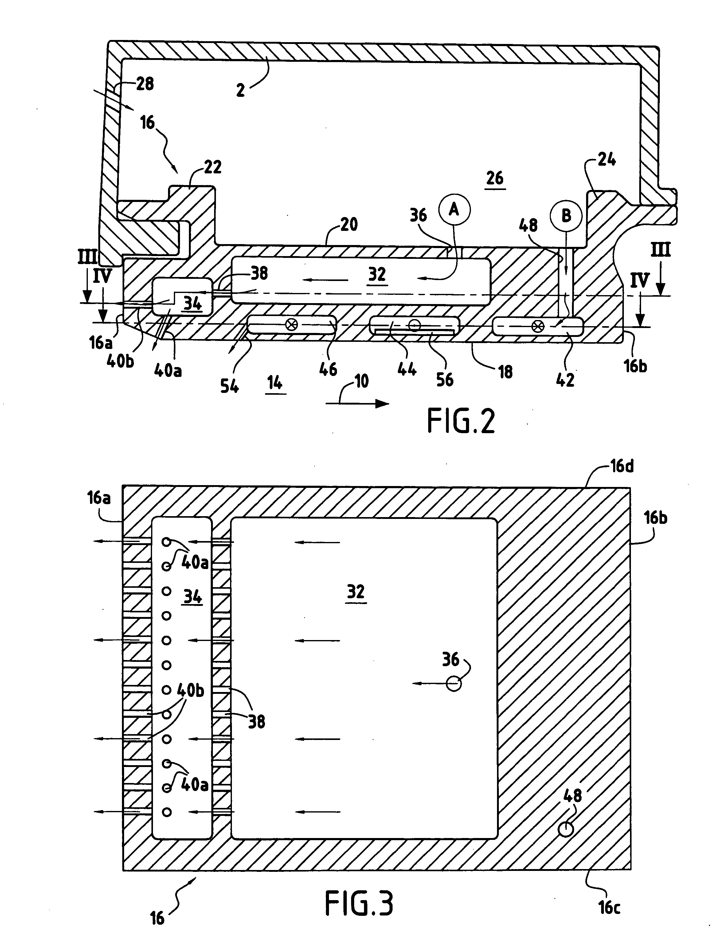 Cooling circuit for gas turbine fixed ring