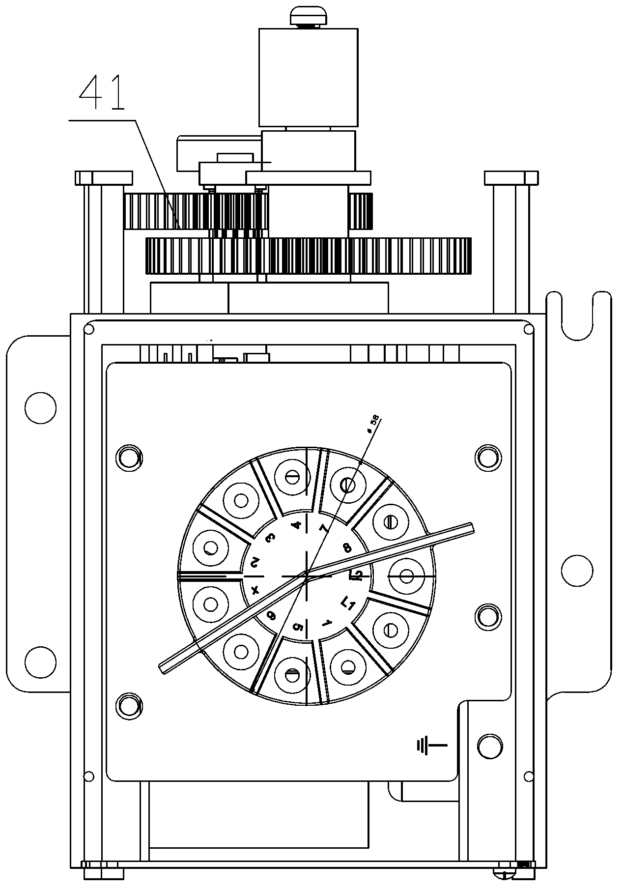 Electric actuator of central air-conditioning centrifuge set