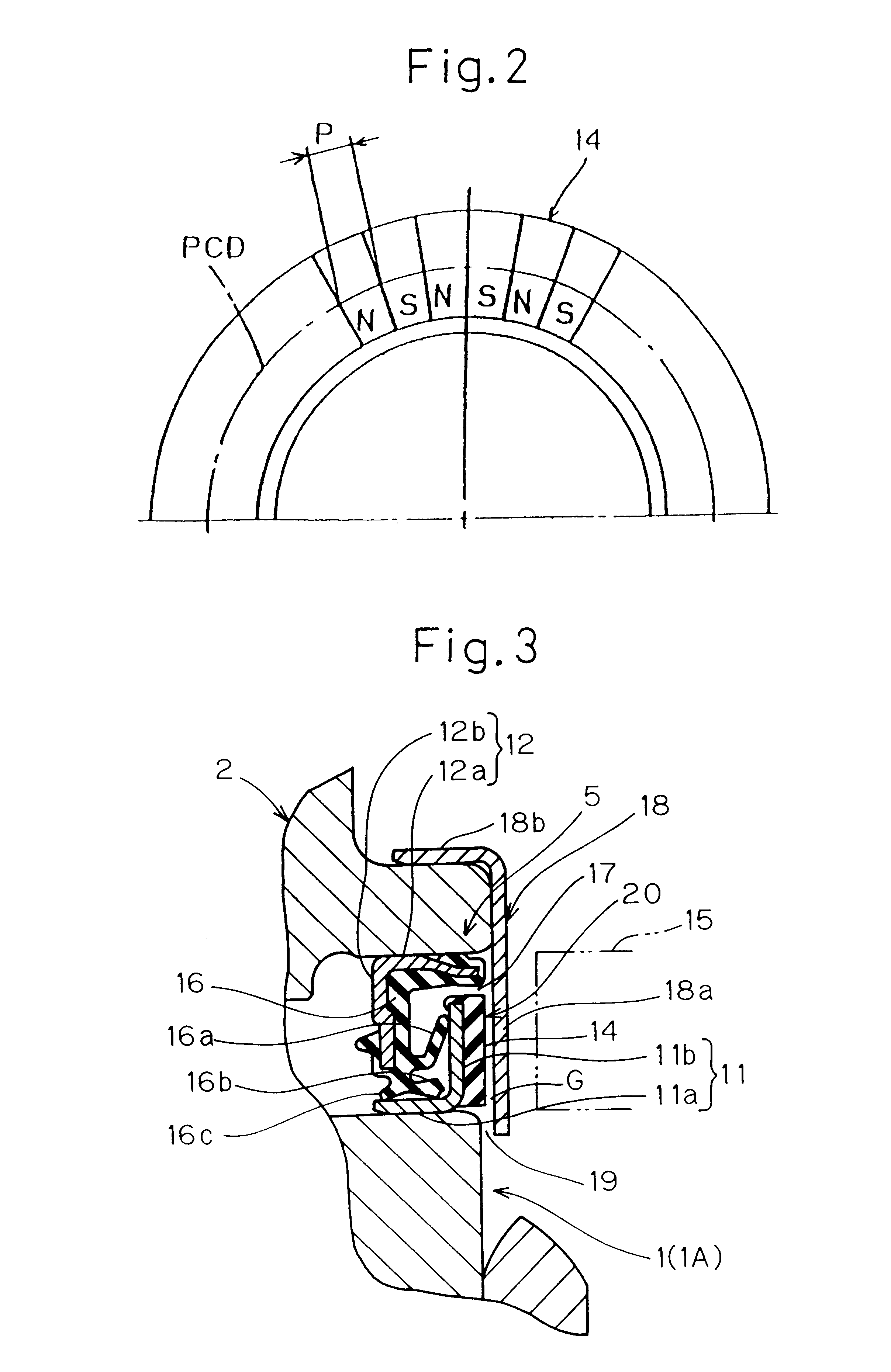 Wheel support bearing assembly
