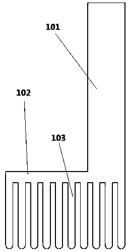 A trapezoidal air channel waste heat utilization heat pipe system