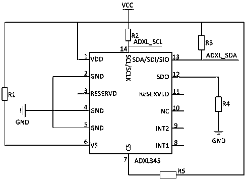Automatic vehicle accident detecting device based on LoRa transmission