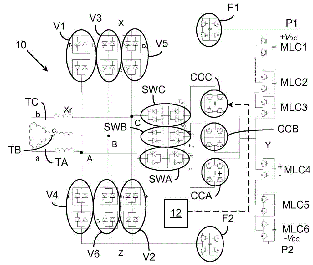 Thyristor based voltage source converter