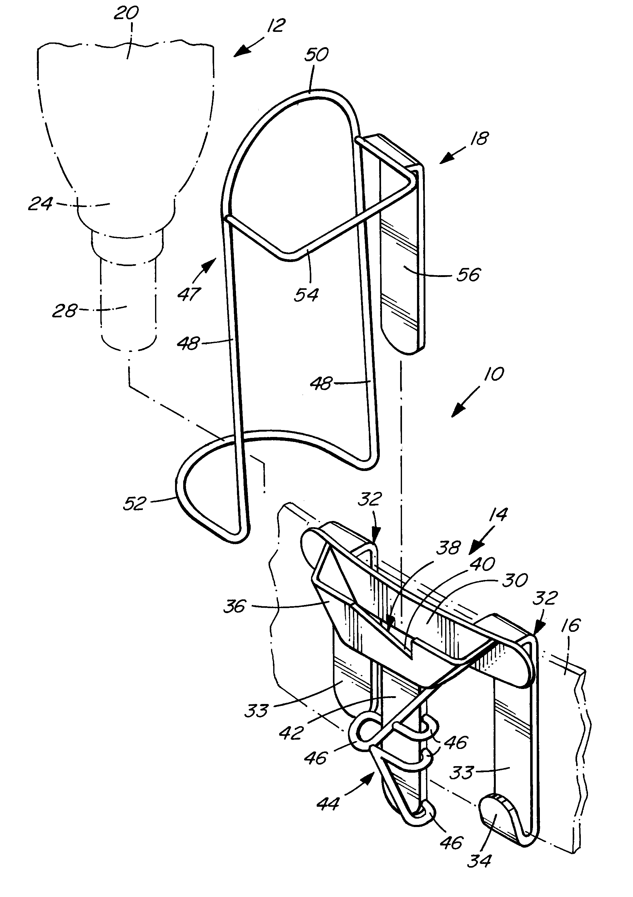 Belt mountable holster for holding a power tool