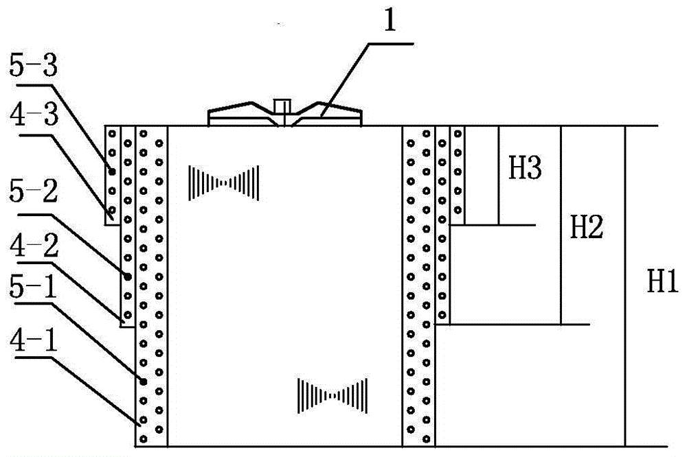 Row-depth-variable fin heat exchanger