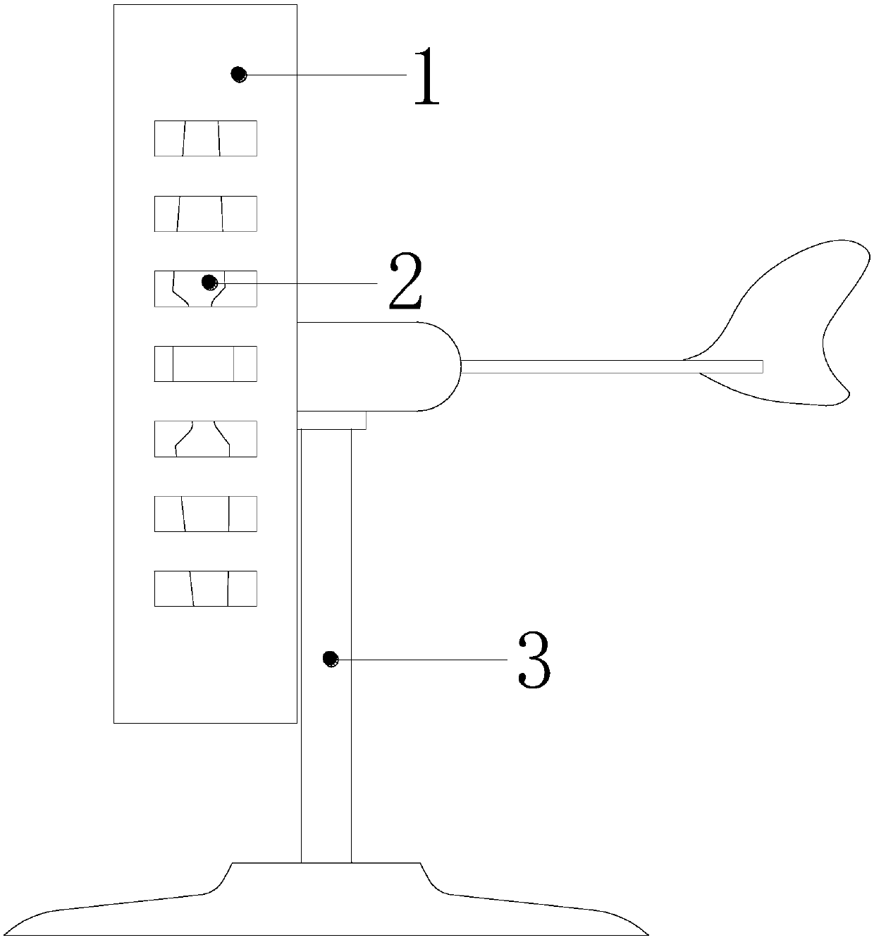 Wind-driven generator based on spring characteristic to adjust wind mouth, wind quantity and wind speed