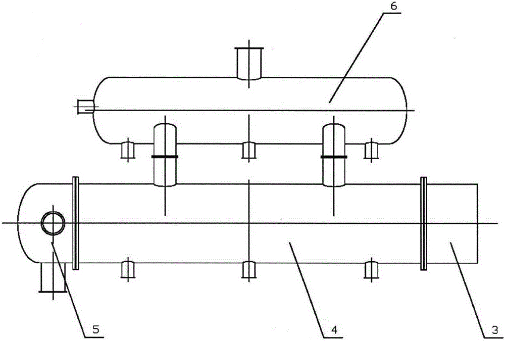 Double symmetrical shell and tube sulfuric acid cooler