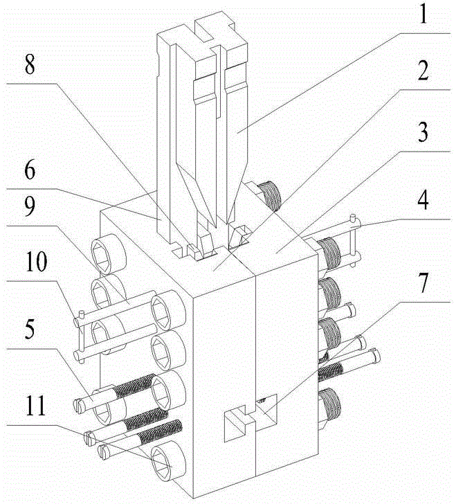 Semi-automatic isometric angle extrusion testing device