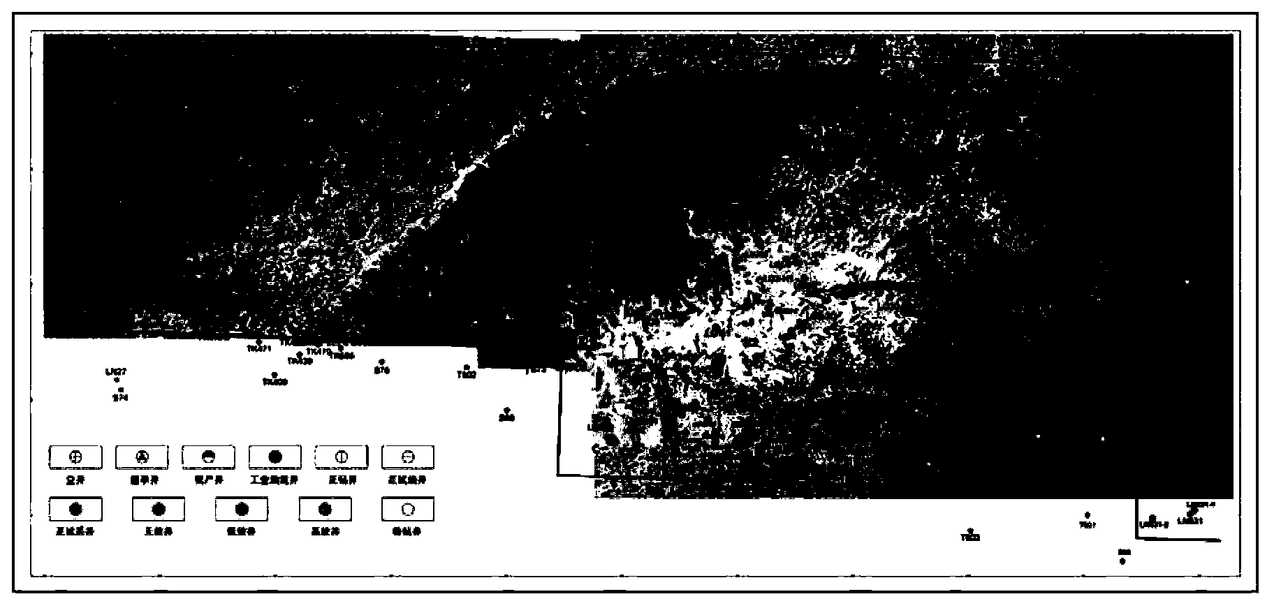 Carbonate rock buried hill cave layered interpretation method