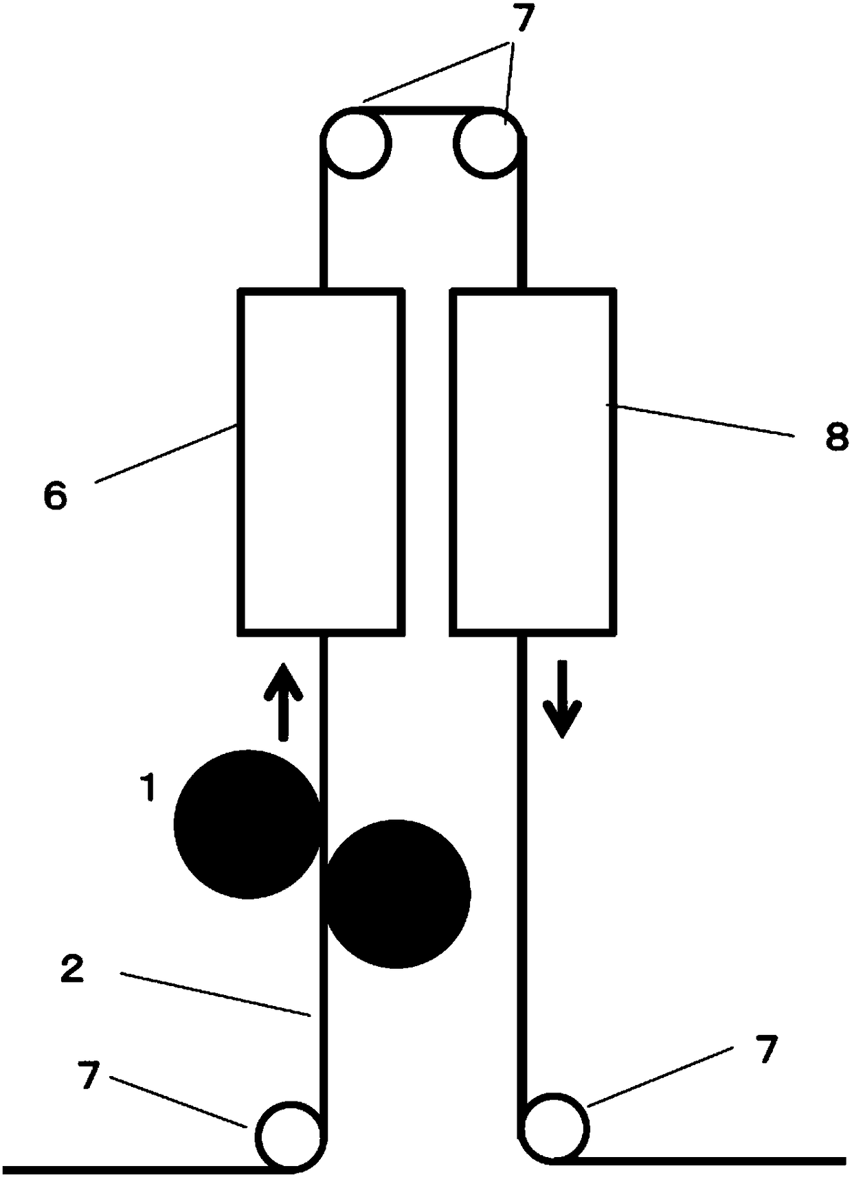 Manufacturing method of battery separator, and wound product of battery separator