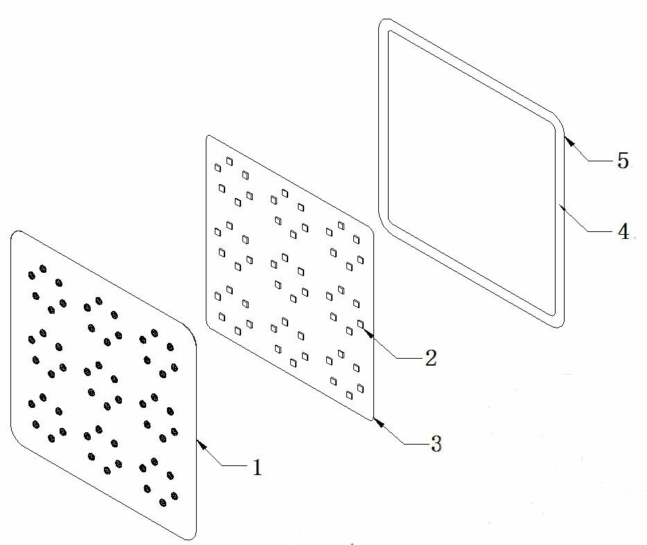 Novel water-proof structure for LED display panel