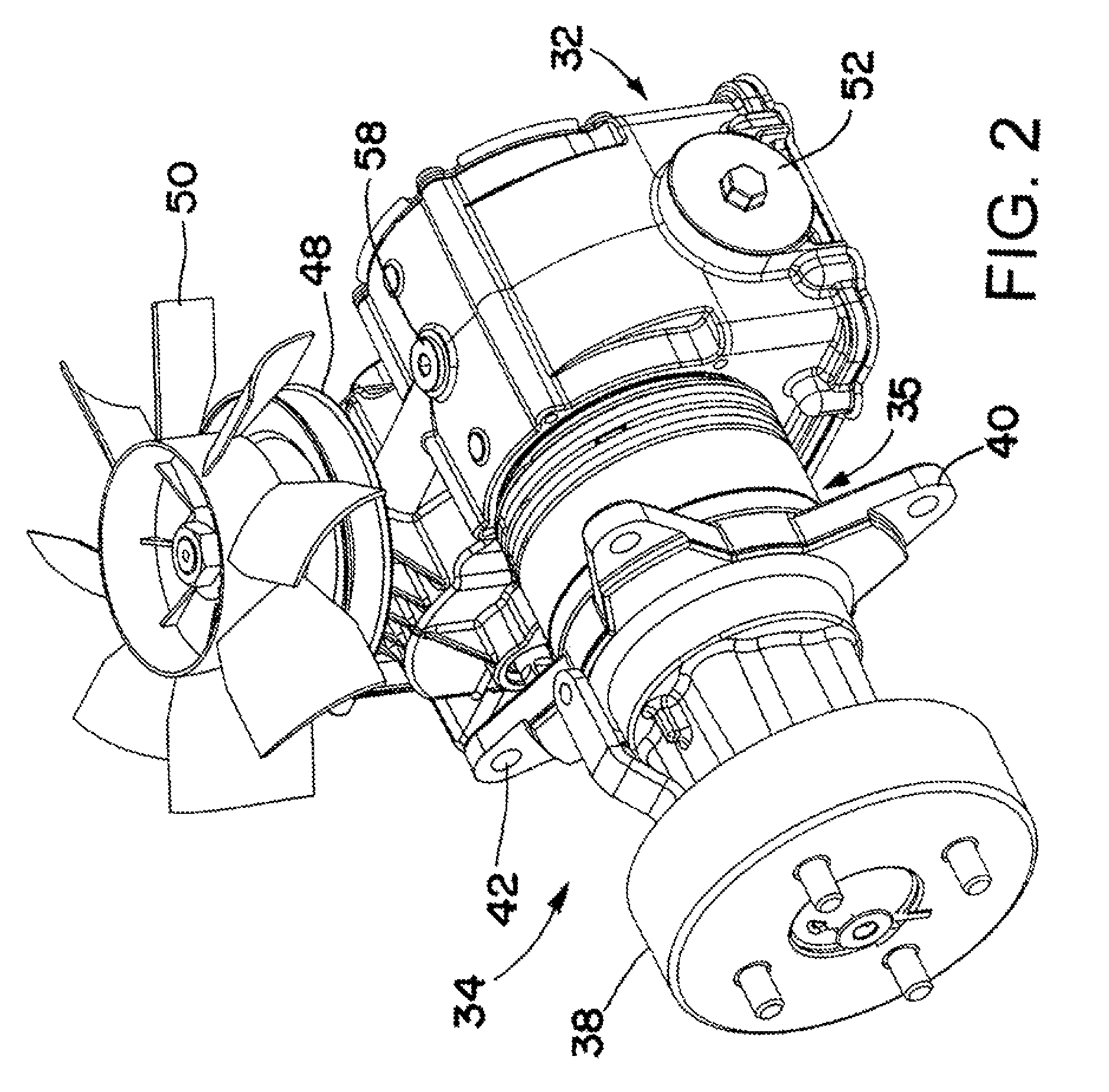 Integrated hydrostatic transmission