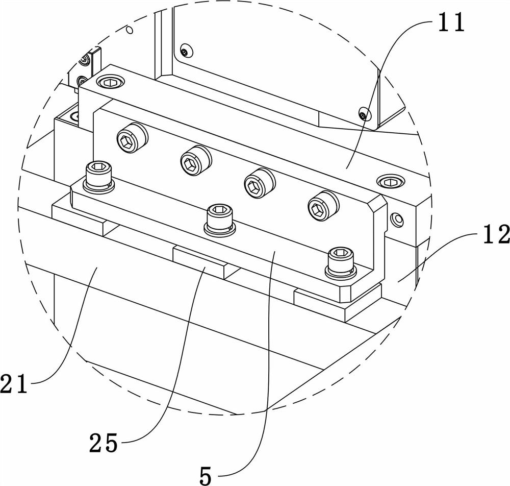 A five-axis laser processing machine tool