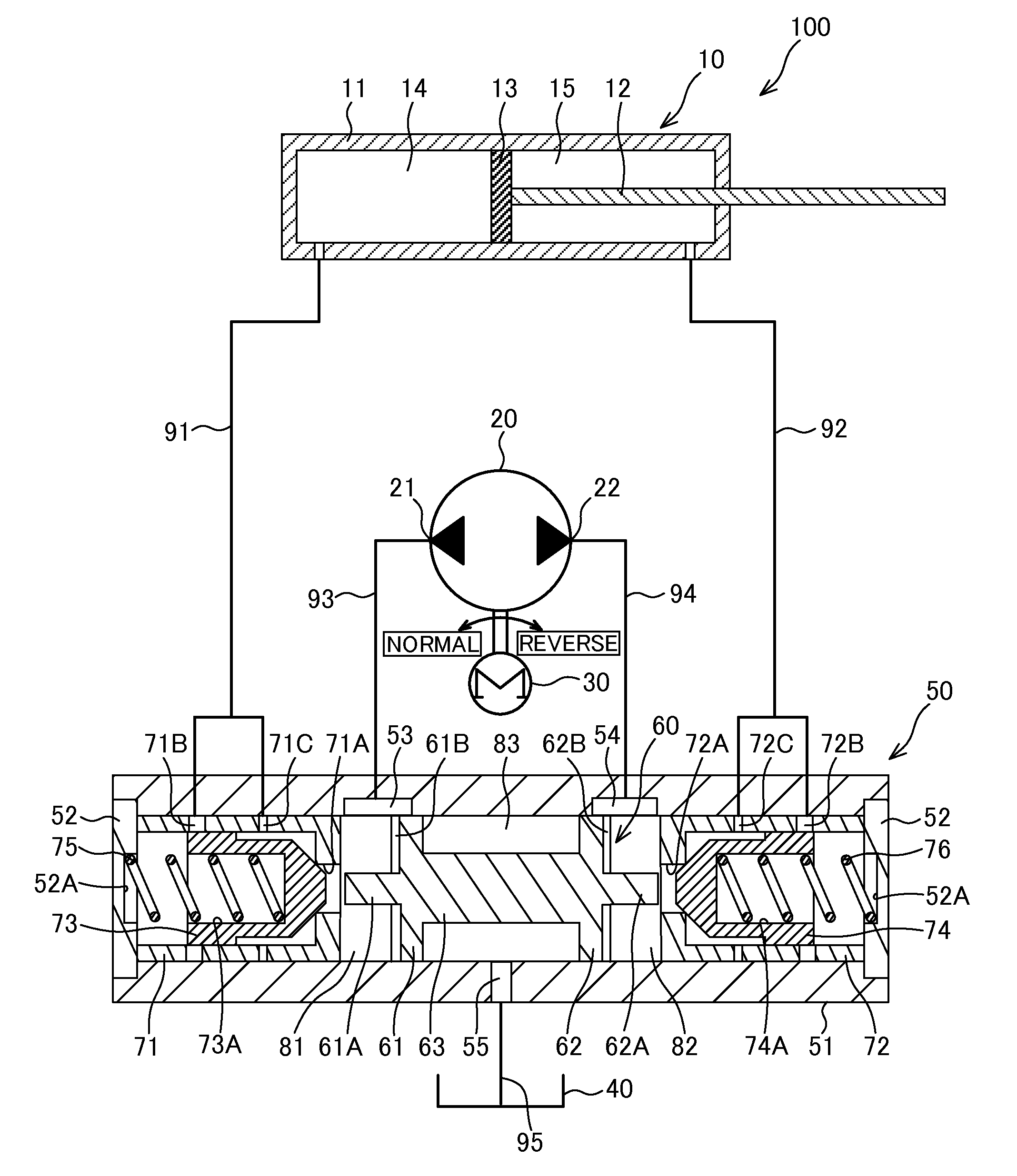 Cylinder control device