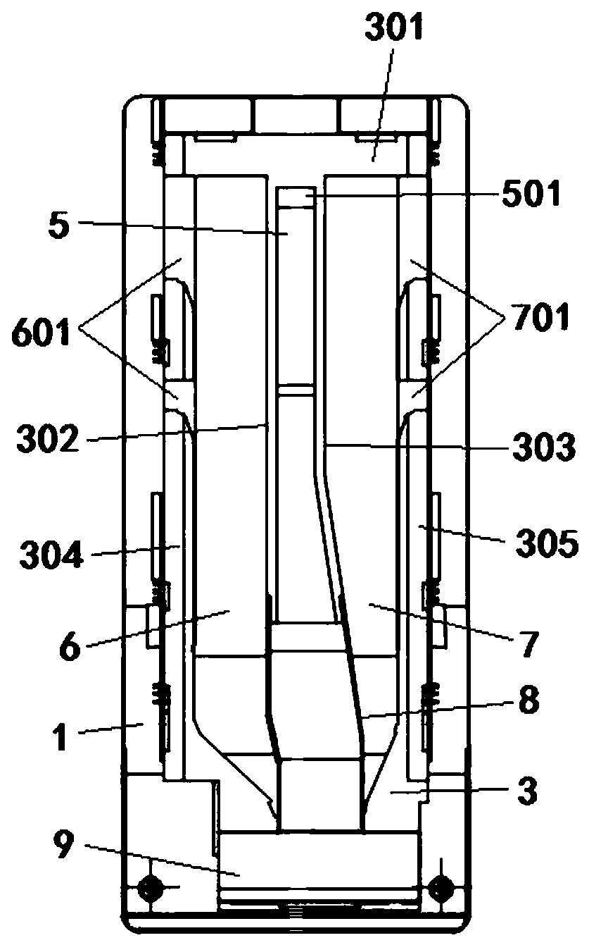 Air duct assembly structure for air-cooled refrigerator and refrigeration control method of air duct assembly structure for air-cooled refrigerator