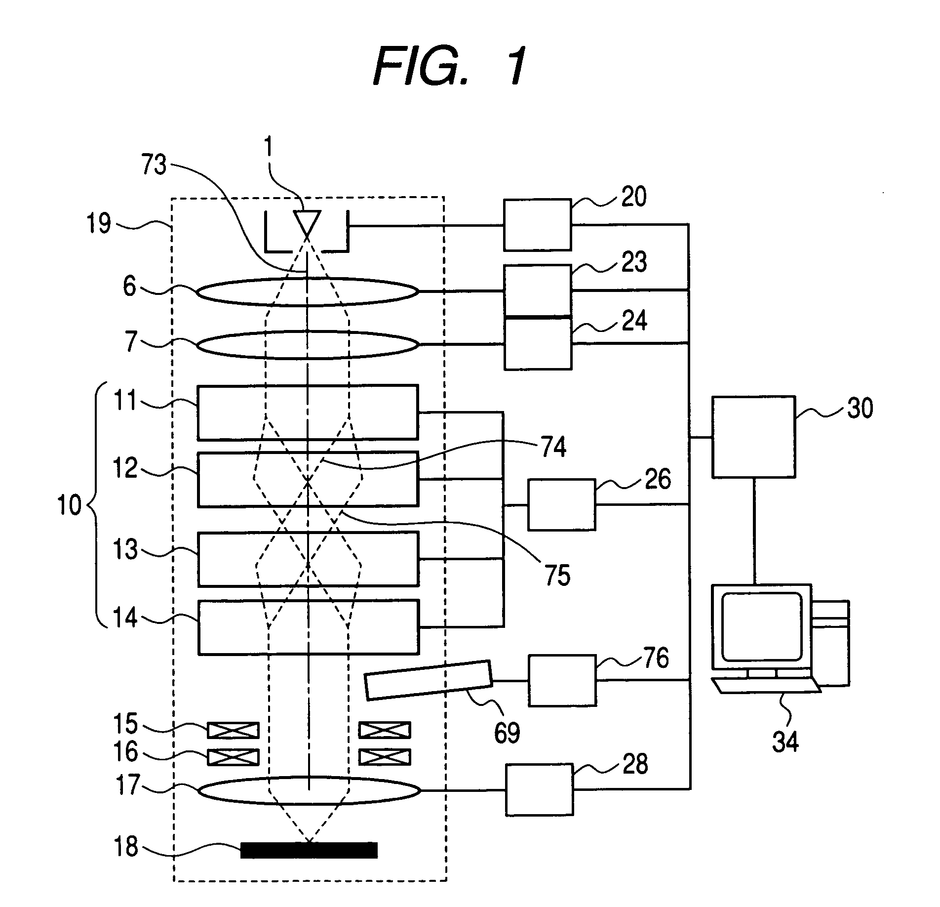 Charged particle optical apparatus with aberration corrector