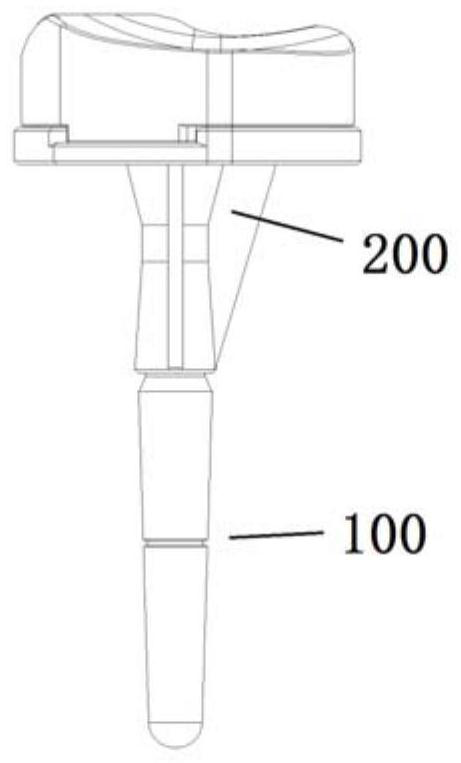Data acquisition device of joint replacement prosthesis