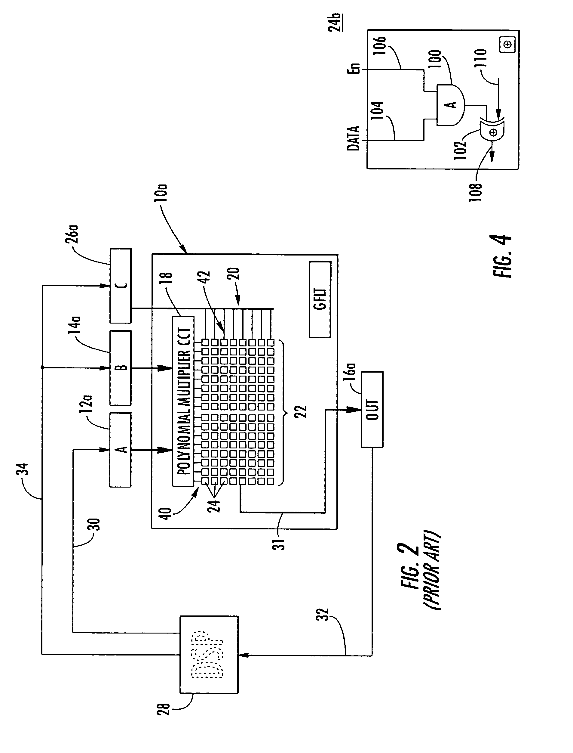 Compact Galois field multiplier engine